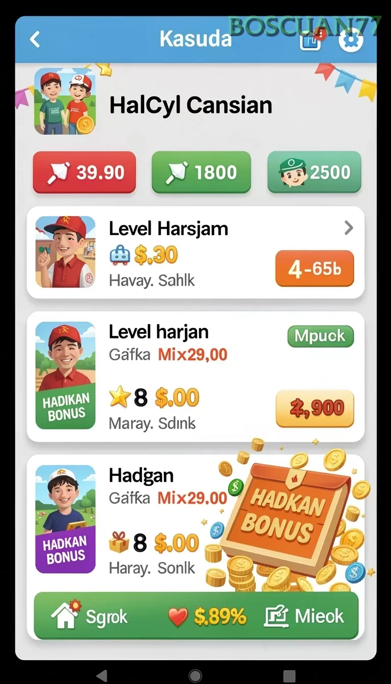 Cuplikan layar DESABET — pengaturan akun