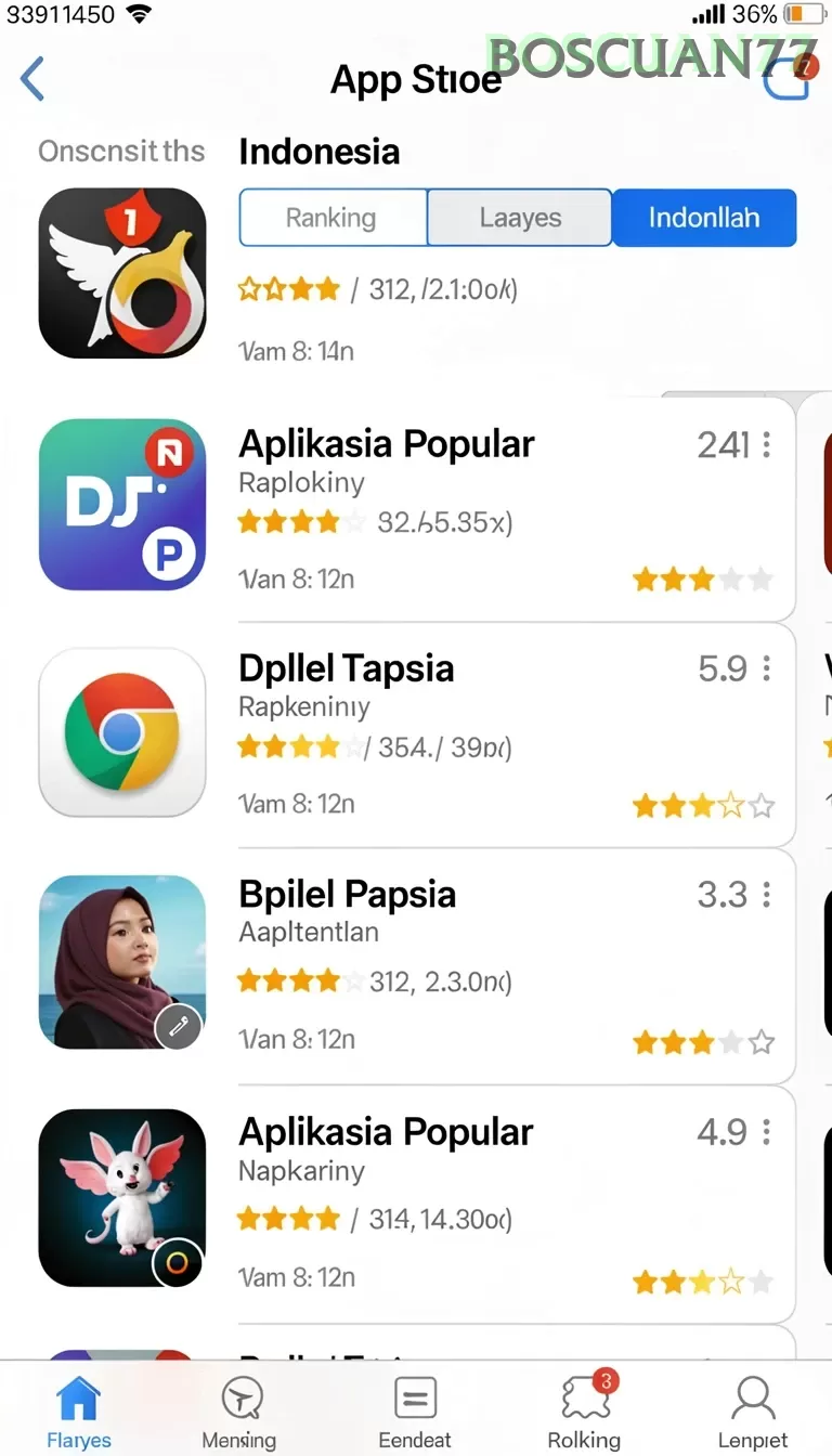 Cuplikan layar MACANTOGEL — pengaturan akun