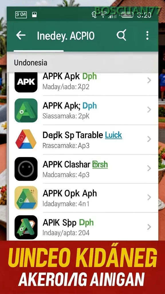 Cuplikan layar V988 — pengaturan akun